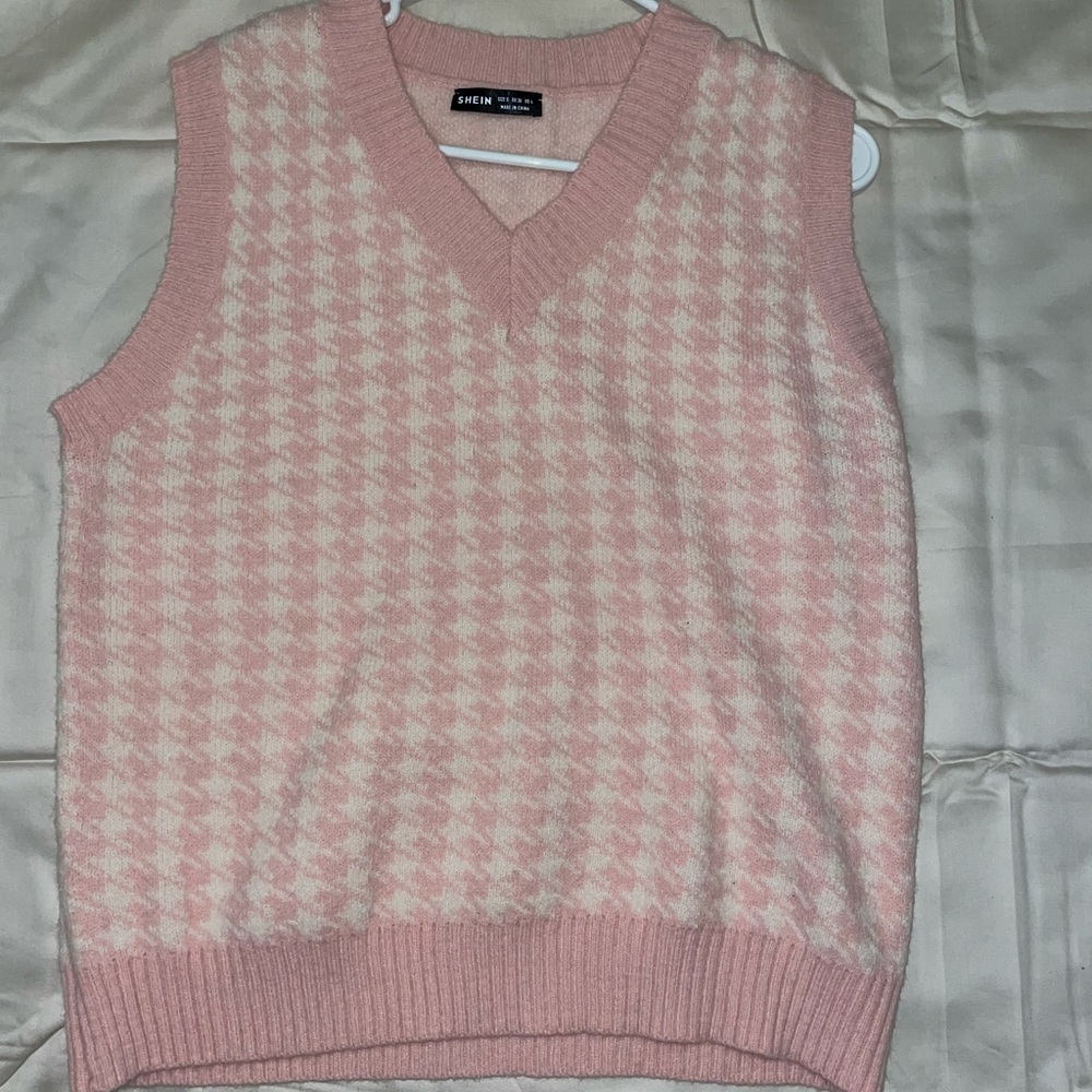 Plaid sweater vest